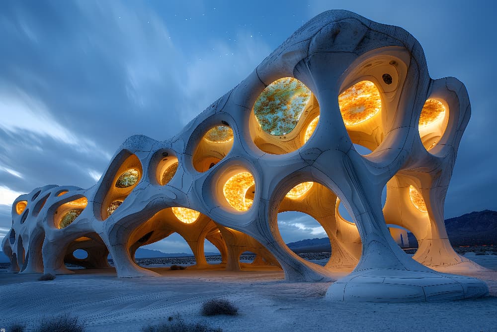 Burning Man LED Lights Installation