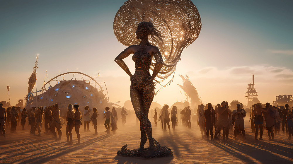 LED Lights Art for Burning Man